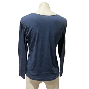 Vans Long Sleeve T-Shirt Unisex Size L Blue Checkerboard Logo Graphic thumbnail 7