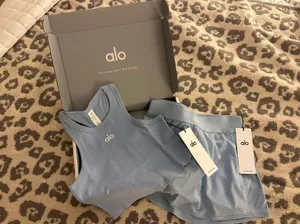 Alo Seashell Blue Skirt Set thumbnail 1