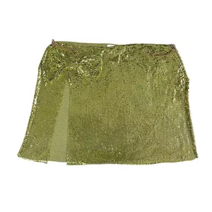 Repaired - Lovers‎ and Friends Silverlake Mini Skirt in Pear Green thumbnail 2