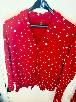 red star Pottery Barn Kids adult/women’s size M pajama set thumbnail 4