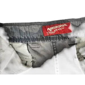 Arizona Jean Co Womens Gray Black Camo Cargo Pants Straight Leg Utility Size 16H thumbnail 3