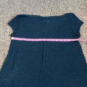 5/$30 🎈 Hollister small lace‎ navy blue top thumbnail 5