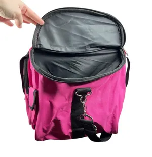 NWT Totes Isotoner Bright Pink Travel Carry On Duffle Bag Luggage thumbnail 6