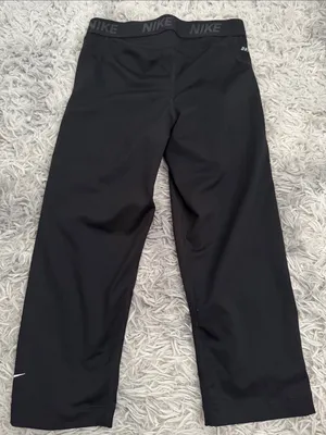 Nike Black Capri Dri-Fit Performance Leggings with Logo Waistband (XS) thumbnail 4