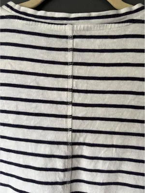 J.Crew Girlfriend Tee Striped Short Sleeve T-Shirt Size Small thumbnail 4