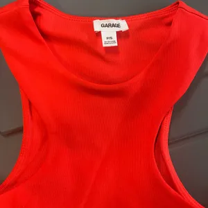 Garage Red Racerback Crop Top – Size P/S (NWOT) thumbnail 1