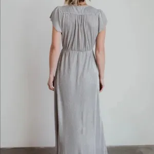 Baltic Born Athena Pleated Maxi Dress Silver Size XS New thumbnail 10