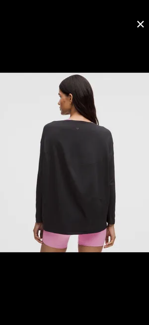 Lululemon Back In Action Long Sleeve Shirt thumbnail 4