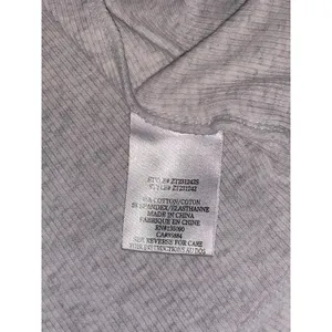 Z‎ Supply Ribbed Scoop Neck Top Womens XL Heather Grey Long Sleeve Minimalist thumbnail 7