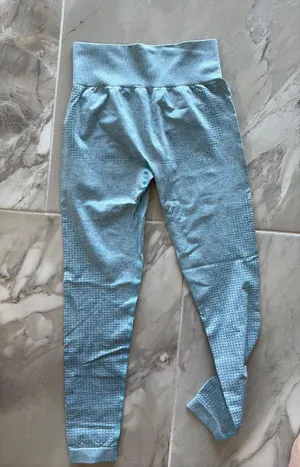 blue seamless leggings Size M thumbnail 1