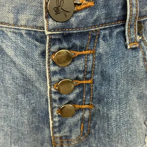 One X One Teaspoon Harlets High Rise Exposed Button Fly Jean Shorts 24 thumbnail 4