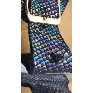 Iridescent Slide Sandals Adjustable‎ Buckle Straps Comfort Casual thumbnail 4