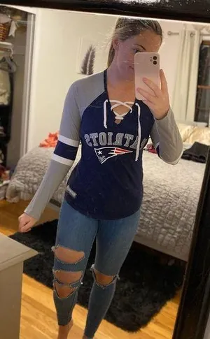 Majestic Patriots Women’s Long Sleeve Top thumbnail 1