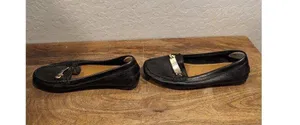 COACH WOMEN'S “OLIVE” Black PEBBLE GRAIN LEATHER LOAFER SHOE SZ 7 A7751 thumbnail 5