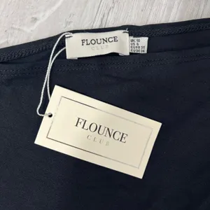 Flounce Club London Basic Plain One Shoulder Black Thong Bodysuit Sleeveless 6 thumbnail 3