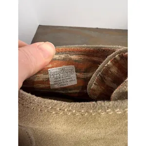 TOMS Taupe Suede‎ Desert Wedge Booties Lace-Up Boho Casual Size 8 thumbnail 9