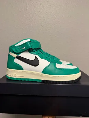 Nike Air Force 1 Mid ‘07 LV8 Split Green White Black DZ2554-100 Men’s 11 thumbnail 5