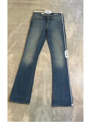 Women's Gap 1969 Perfect Boot Cut Jeans Blue Size 28XL thumbnail 5