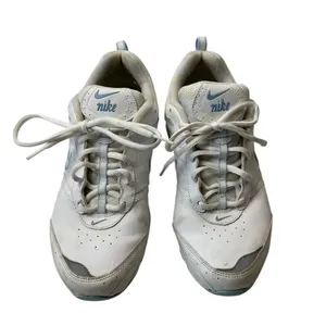 Nike Women's View II‎ Walking Sneakers White/Ice Rolling Rail Blue Size 9 thumbnail 3