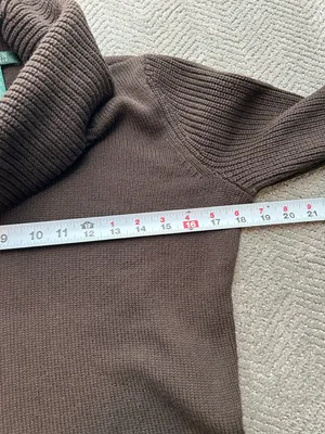 Ralph Lauren Women’s Lauren Cowl Neck Long Sleeve Sweater, Knit Size M thumbnail 3