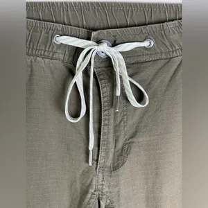 Vuori Women’s Ripstop Drawstring Pants Sz XS Dark Oregano Organic Cotton Joggers thumbnail 4