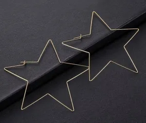 3/$30 💛 Star Hoop Earrings Gold thumbnail 1