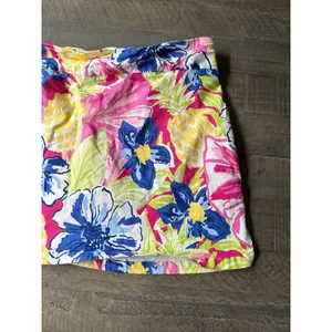 Rafaella Women's bright Vibrant Pineapple Floral Skort Size XL‎ thumbnail 2