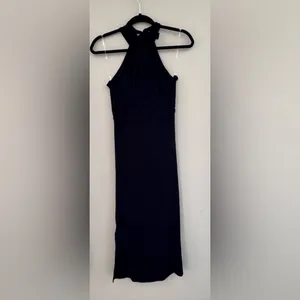 See You Monday Size M Black Halter Bodycon dress thumbnail 4