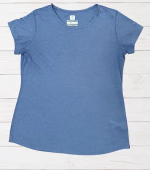 Columbia Omni Freeze ZERO Cooling Performance Tee Blue Medium Athletic Shirt thumbnail 1
