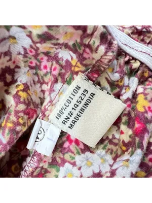 Sim & Sam Floral Off-Shoulder Puff Sleeve Crop Top Size XL thumbnail 11