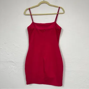 Lulus Fuchsia Pink Bodycon Mini Dress Womens M Barbie Sleeveless Cocktail thumbnail 7