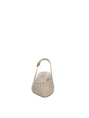 Franco Sarto Pump Faux Leather Woven Alabaster Off White MISMATCH (7.5M/8M) thumbnail 13