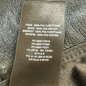 Aritzia Babaton Women's Black Faux Leather Vegan Straight Mini Skirt Size 10 thumbnail 5