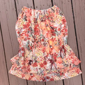 Norton McNaughton floral midi skirt petite small thumbnail 1