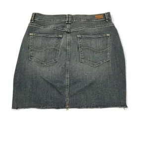 Lee Mini Denim Skirt With Raw Hem‎ thumbnail 3