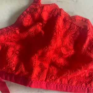 NWT Free People + We are Hah‎ Don’t Cross Me Halter in Blood Orange thumbnail 3