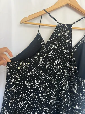 Vici Black and White Starprint spaghetti strap top thumbnail 5