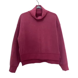 Lululemon Softstreme Activewear Sport Pomegranate Turtleneck Pullover Sweatshirt thumbnail 1