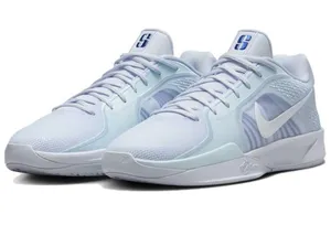 Nike Sabrina 2 Basketball Shoes Light Blue White 18.5 Women’s Sneakers New thumbnail 1
