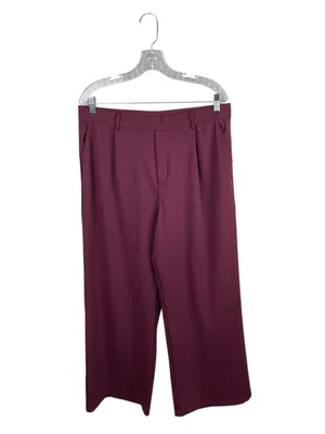 NEW Halara Flex DayStretch High Waisted Pocket Work Flare Pants Size XL Mahogany thumbnail 3
