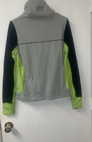 Victoria's Secret PINK Ultimate Funnel Neck Gray Neon Pullover thumbnail 6