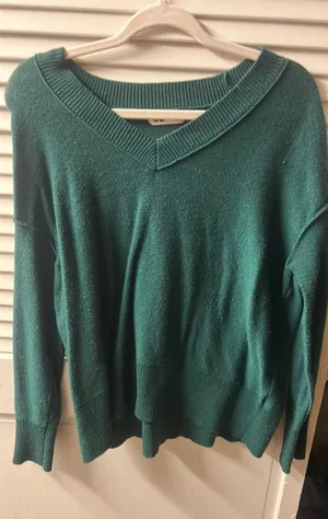Green knit sweater Size XS thumbnail 1