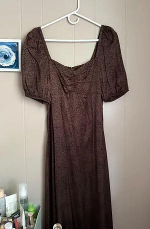 Madewell Maxi Satin Dress thumbnail 1
