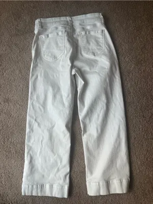 Buffalo by David Bitton white cropped jeans. 8 thumbnail 2