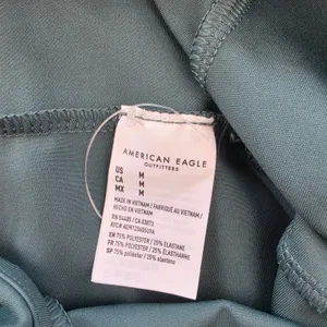 American Eagle Womens Teal Strappy Back Active Jumpsuit Size Medium Green thumbnail 7