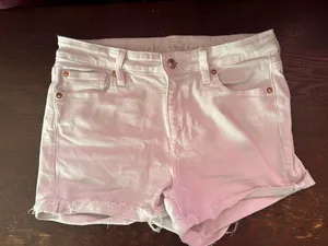 white denim shorts american eagle thumbnail 1