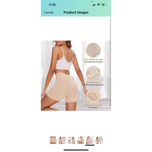 NEW Shapewear Shorts Anti Chafing Boyshorts Seamless Slip Shorts L thumbnail 5