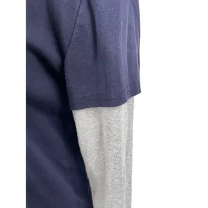 Edikted Women's Navy Blue Long Sleeve Basic Cropped T Shirt Tee Top Size XL thumbnail 2