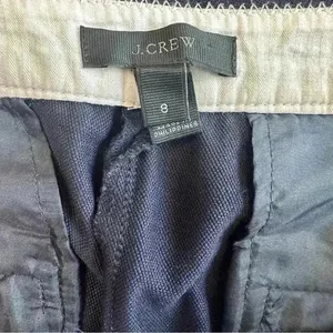 J Crew Womens Size 8 Dark Blue Casual Dress Pants Straight‎ Leg Stretch thumbnail 7