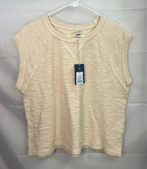 NEW Universal Thread women's cream sleeveless thick knit textured vest top M‎ thumbnail 1